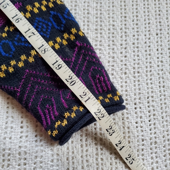 Vintage All Week Cardigan Sweater Women's Large Geometric Embroidered Beaded - Picture 7 of 11